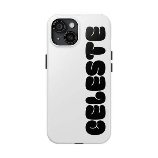 Personalized Tough Phone Case with Stylish Design - Modern Customizable Protective Cover for Celeste