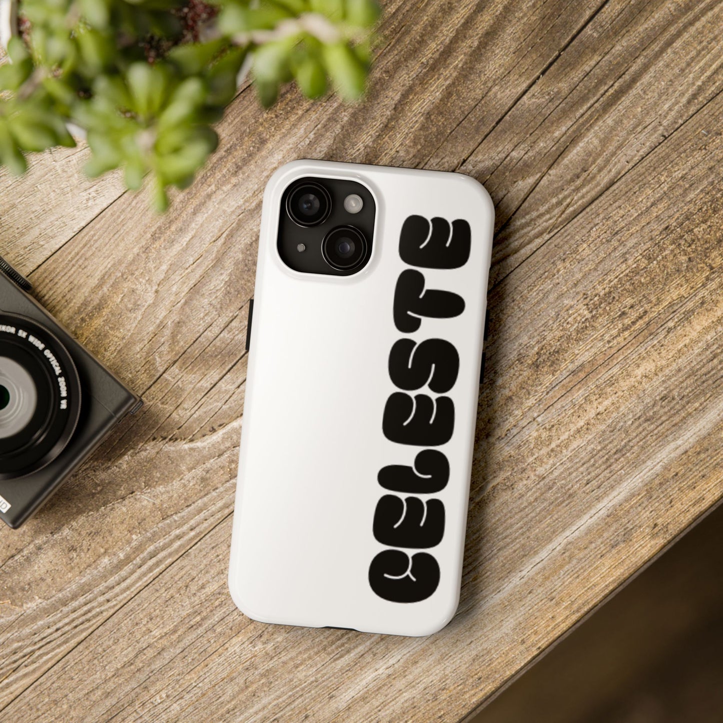 Personalized Tough Phone Case with Stylish Design - Modern Customizable Protective Cover for Celeste